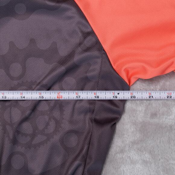 Primal Los Muertos Red Yellow Gray Cycling Jersey Full Zip Shirt Mens Size M - Picture 5 of 11